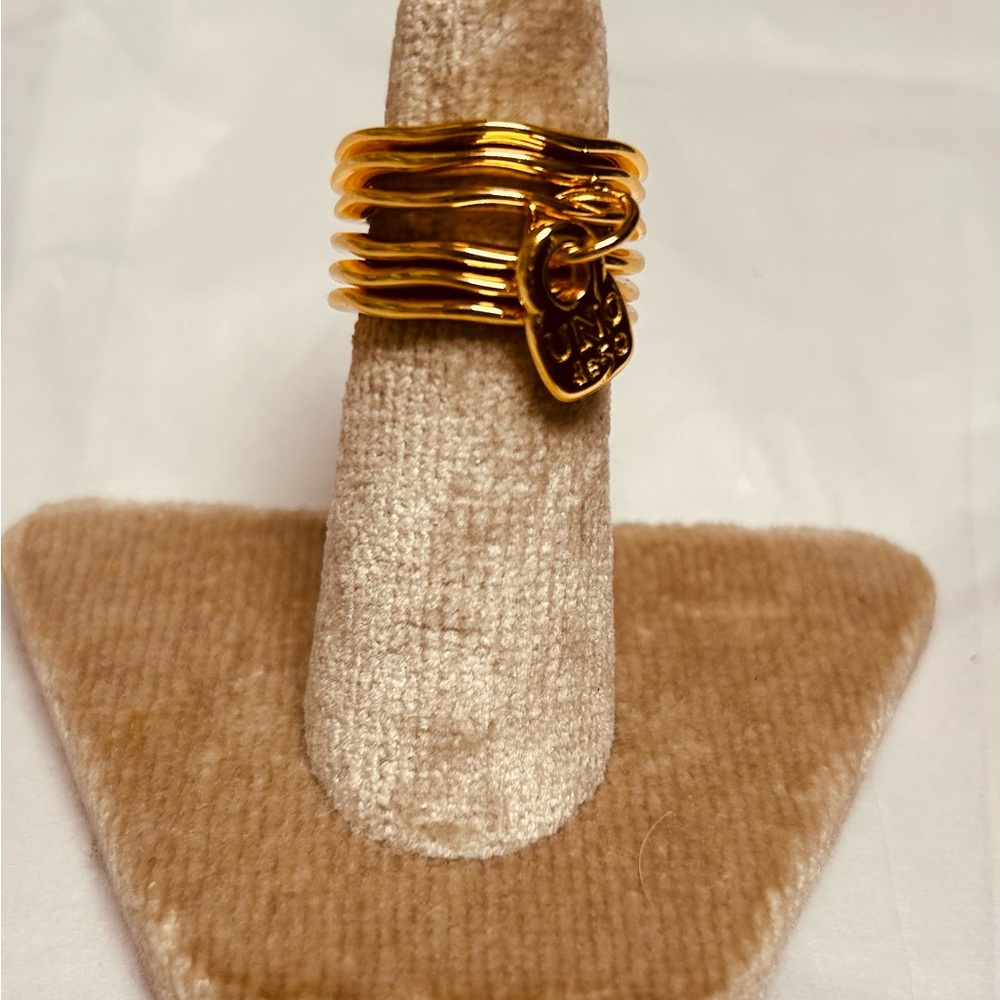 Gold Stacked Ring Set - image 6